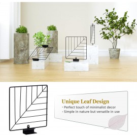 Love-KANKEI Corner Shelf Wall Mount of 5 Tier, Rustic Wood Floating Shelves Wall Shelves for Bedroom Living Room Bathroom Kitchen Office and More Dark Walnut