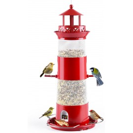 Auslar Bird Feeders for Outside, Wild Bird Feeders for Outdoors Hanging for Small Birds, 4 lbs Large Capacity for Cardinal, Finch, Sparrow, Blue Jay