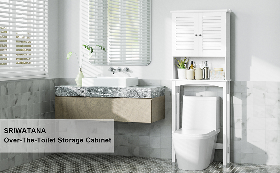 over the toilet storage cabinet