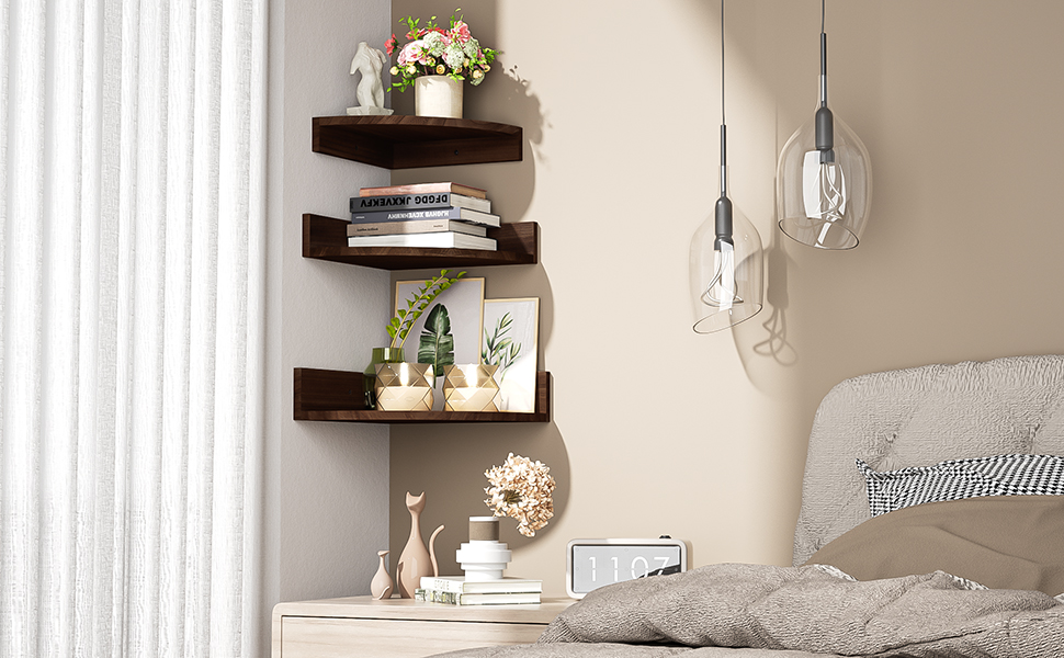 corner shelves