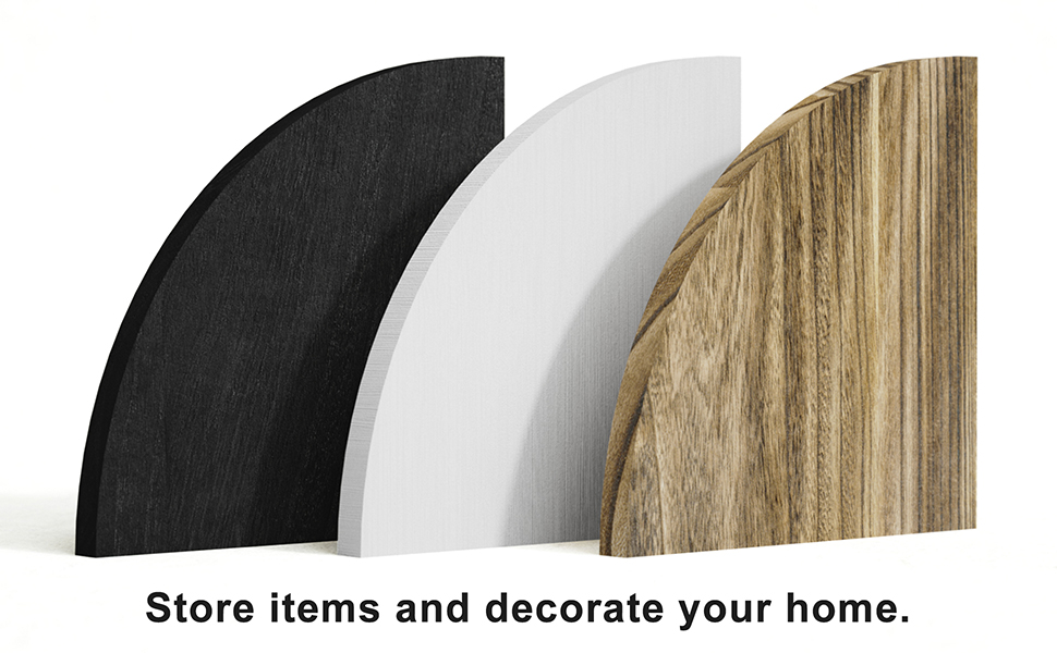 wood shelves