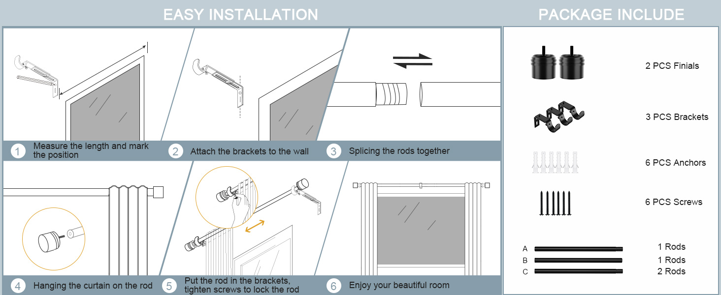 curtain rods