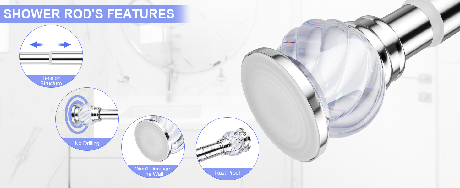shower curtain rod