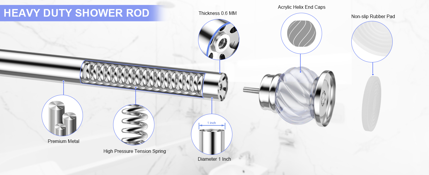 shower curtain rod