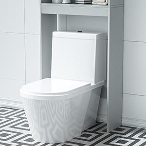 over the toilet storage