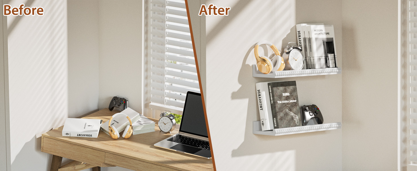floating shelves